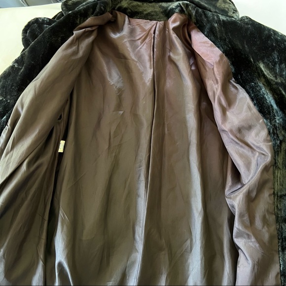 Antique Vintage Edwardian Victorian Black Velvet Opera Swing Coat Jacket - Picture 8 of 12